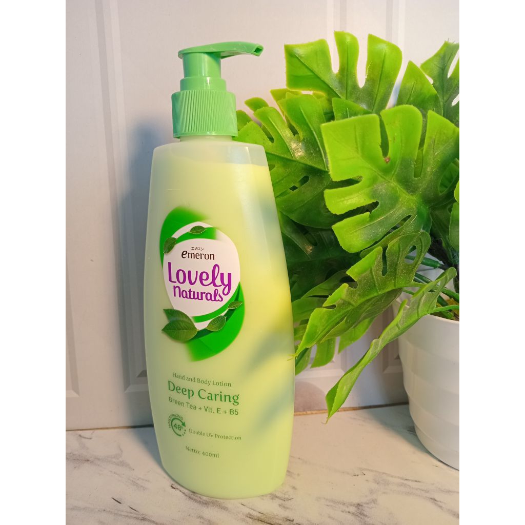 Emeron lovely hand and body lotion green tea 400ml