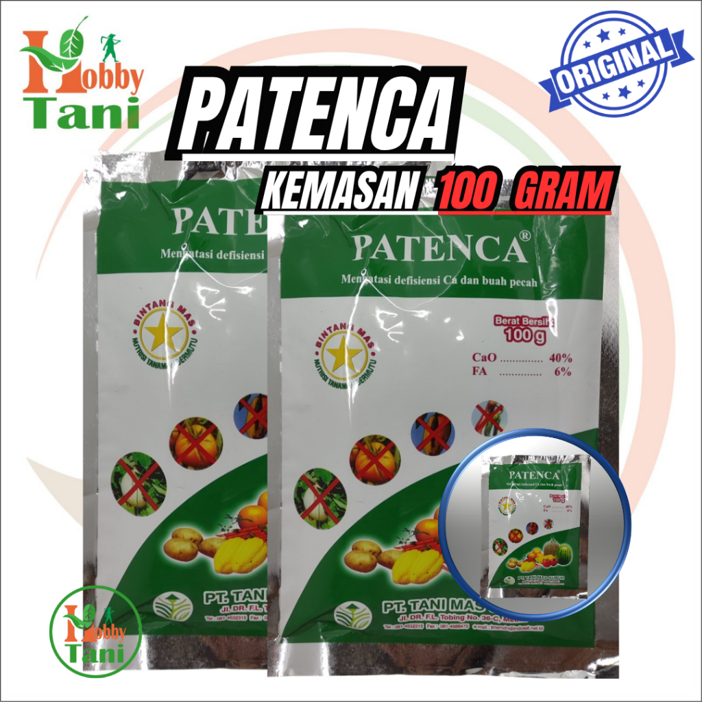 PATENCA Super Ca 100gr Mengatasi Defisiensi Ca Dan Buah Pecah ORIGINAL PT TANI MAS SUBUR