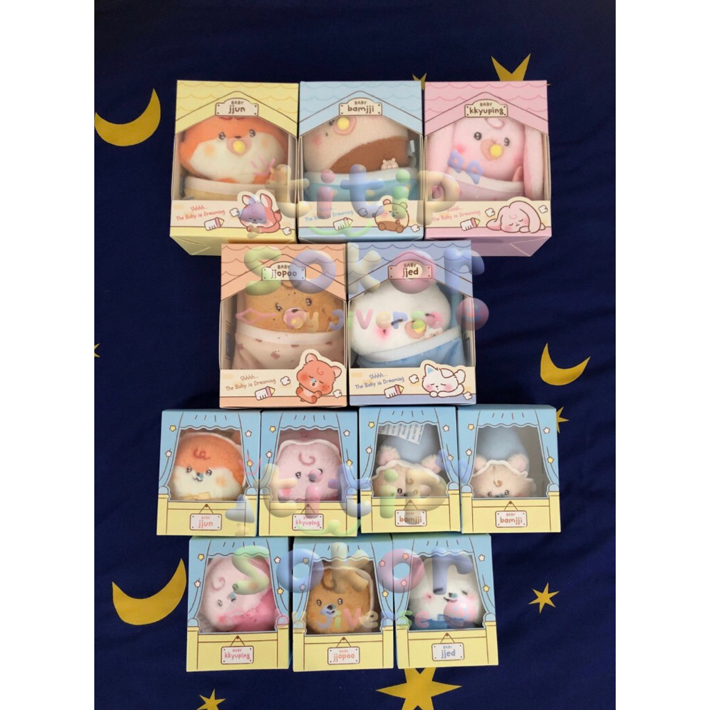 [Ready Stock] Nct Dream Dreamiez Baby Plush Keyring Kkyuping Jjed Jjun Jjopoo Bamjji/ Dreamiez Baby 