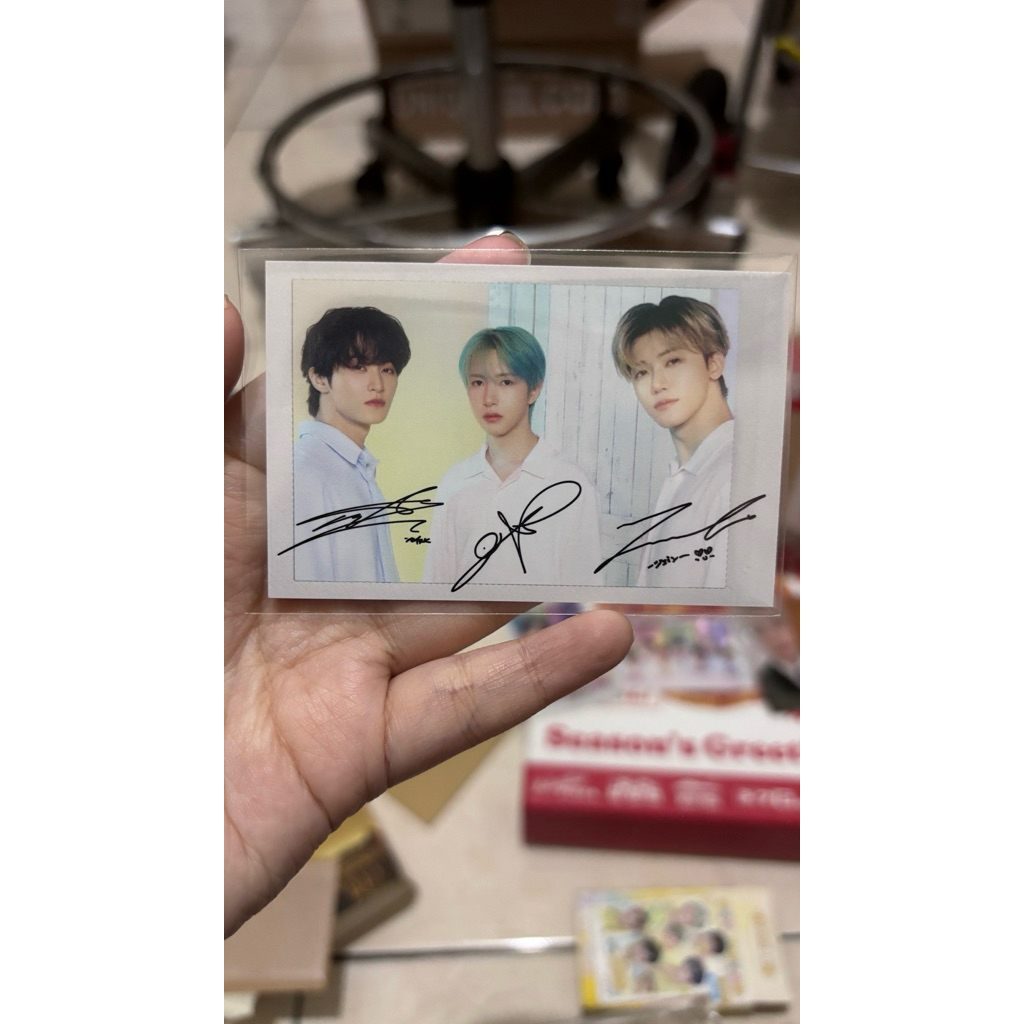 OFFICIAL POLAROID NCT DREAM MARK RENJUN JAEMIN