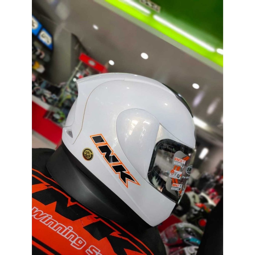 HELM INK CL MAX WHITE ORI HELM TOURING INK CLMAX PUTIH HELM SHOEI INK CL MAX ORIGINAL ASLI MURAH SNI