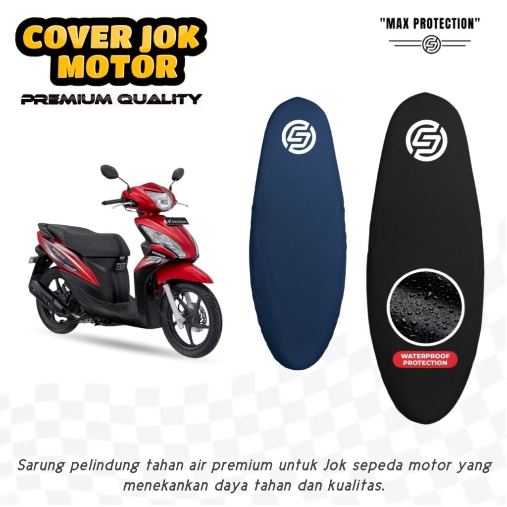 Cover Jok Motor Honda Spacy / Sarung Jok Motor Honda Spacy / Aksesoris Motor