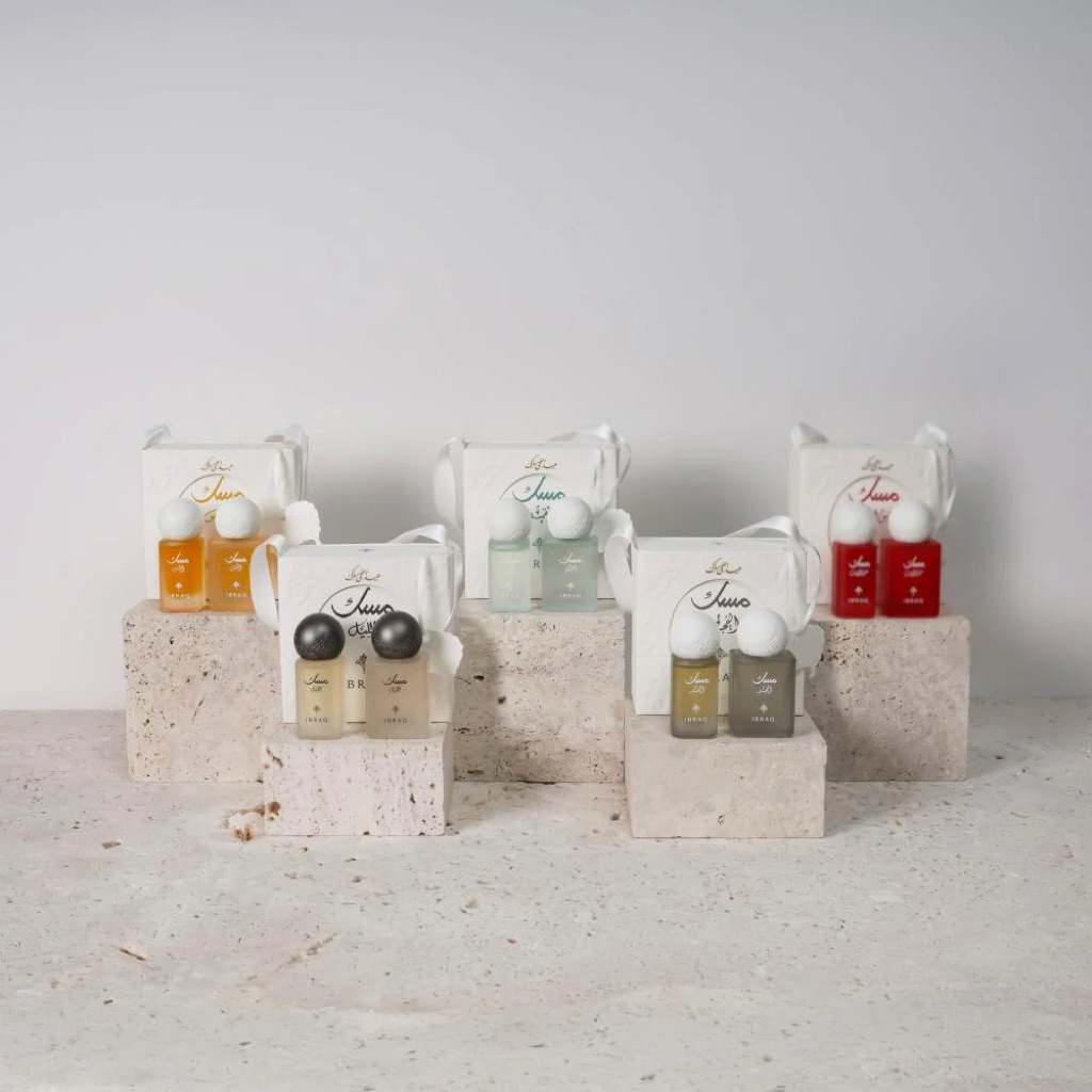 IBRAQ POMEGRANATE OIL MUSK MINI SET PERFUME / IBRAQ MUSK MINI POMEGRANATE / IBRAQ MUSK AL FAJR DISTR
