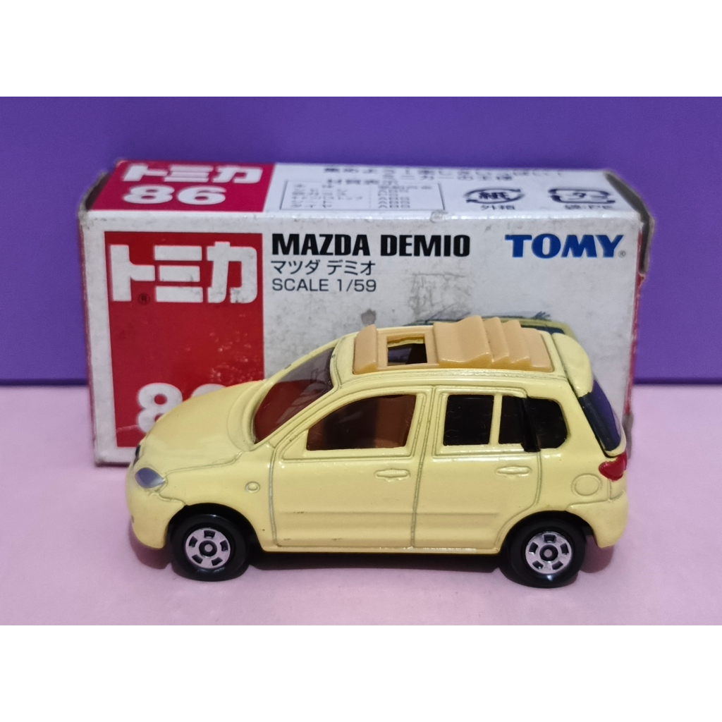 Diecast Tomy Biru Tomica 86 Mazda Demio