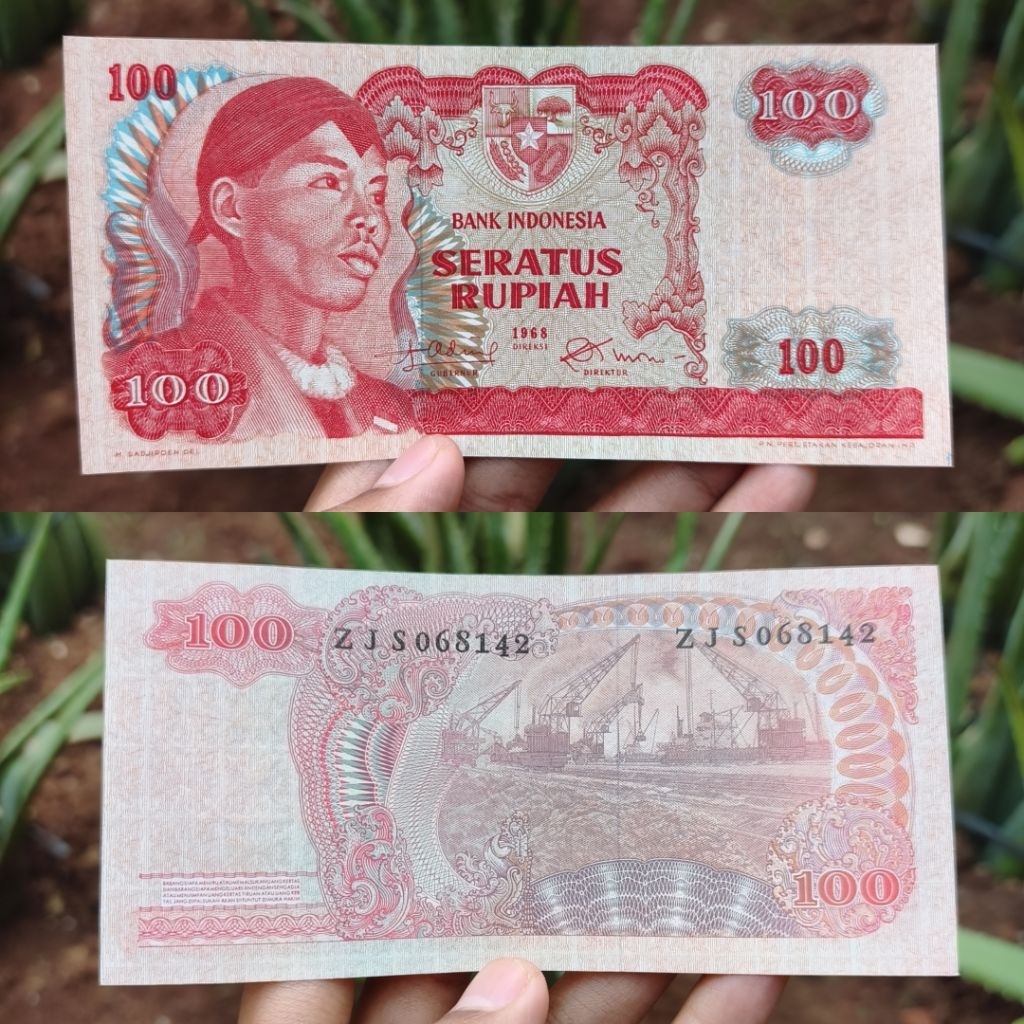Koleksi Uang Kuno 100 Rupiah Jendral Sudirman 1968