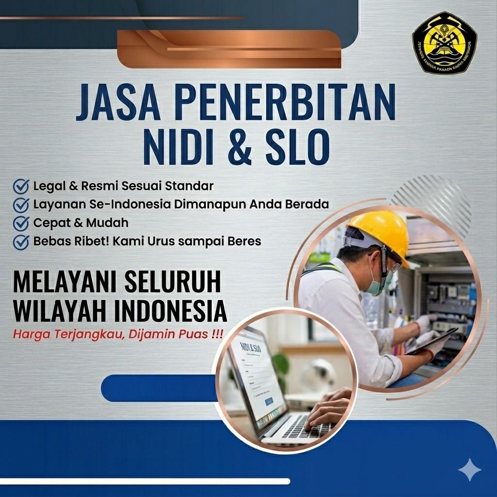 NIDI & SLO Daya 1300 VA. Proses cepat se indonesia