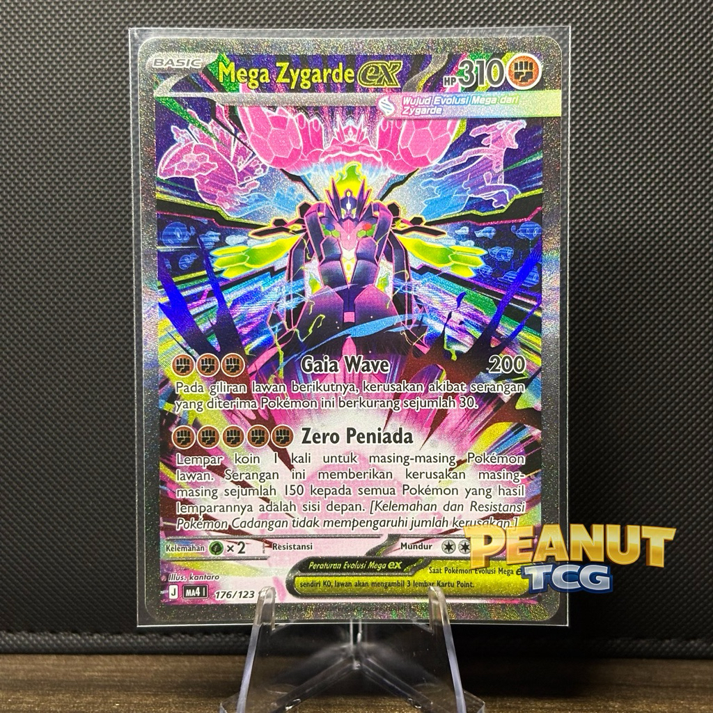 Mega Zygarde EX SAR MA4 - Kartu Pokémon TCG Indonesia