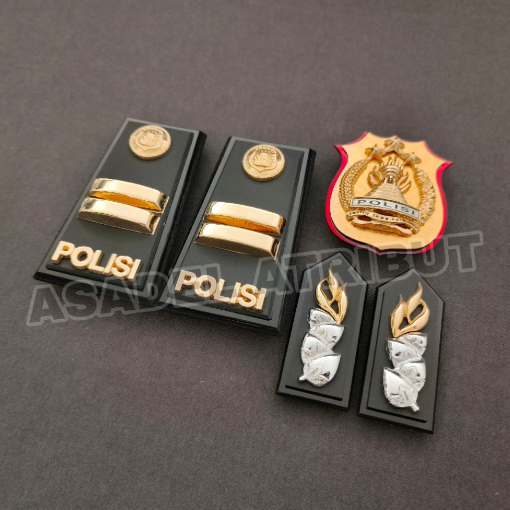 SET KOMPLIT PANGKAT IPTU PDH FULL MIKA / PANGKAT IPTU PDH POLRI / PANGKAT IPTU PDH FULL MIKA