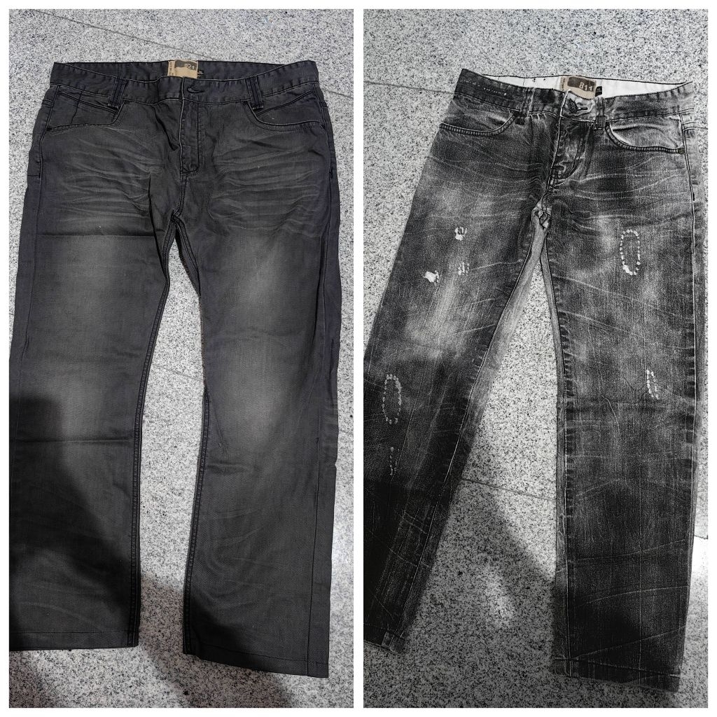 [PRELOVED] branded man pants men long pants celana panjang branded Pria topman pnb celana jeans topm