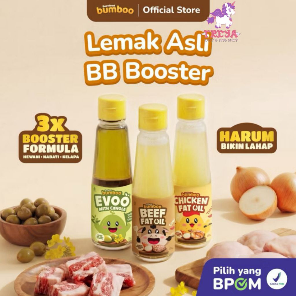 Bumboo - Minyak MPASI/Bumboo Oil New Formula - Fat Oil - Evoo Oil