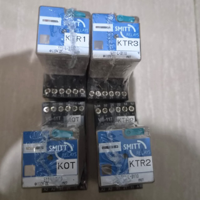 SMITT RELAYS G11-L-D110 110V DC 0927+SOKET  KTR2 K0T KTR1 KTR3 KASIH NOT JIKA PESAN