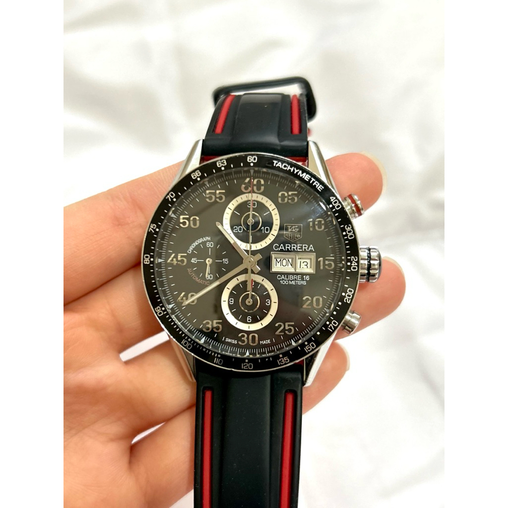 TAG H*euer Carrera Calibre 16 Automatic Chronograph with box