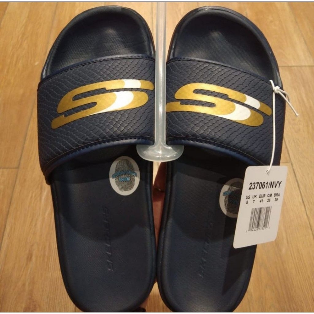 SANDAL SLOP SKECHERS TERBARU / SANDAL SKECHERS PRIA ANTI SLIP