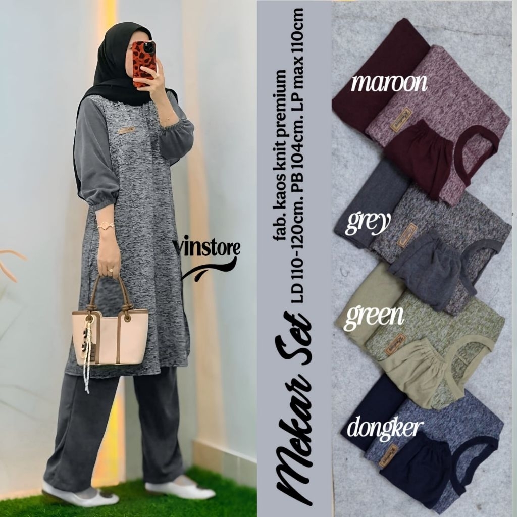 ovet one set tunik valent long tunik kaos celana kaos panjang wanita setelan jumbo wanita tunik raju
