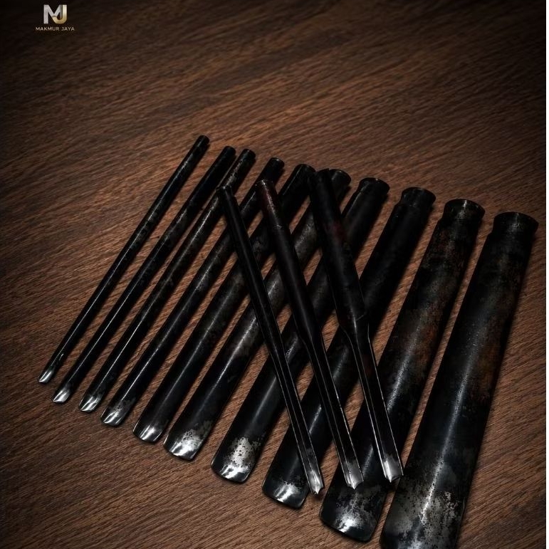 (COD) Alat Pahat Ukir Kayu Bonsai Set Isi 13 PCS Jenis Kol & Coret | Super Tajam, Kuat, & Tahan Lama