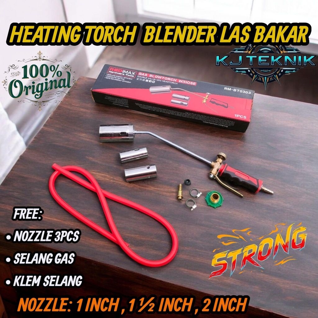 REDIMAX Blander Bakar / Alat Bakar Membran / Heating Torch Blender Bakar Membran Blender Las