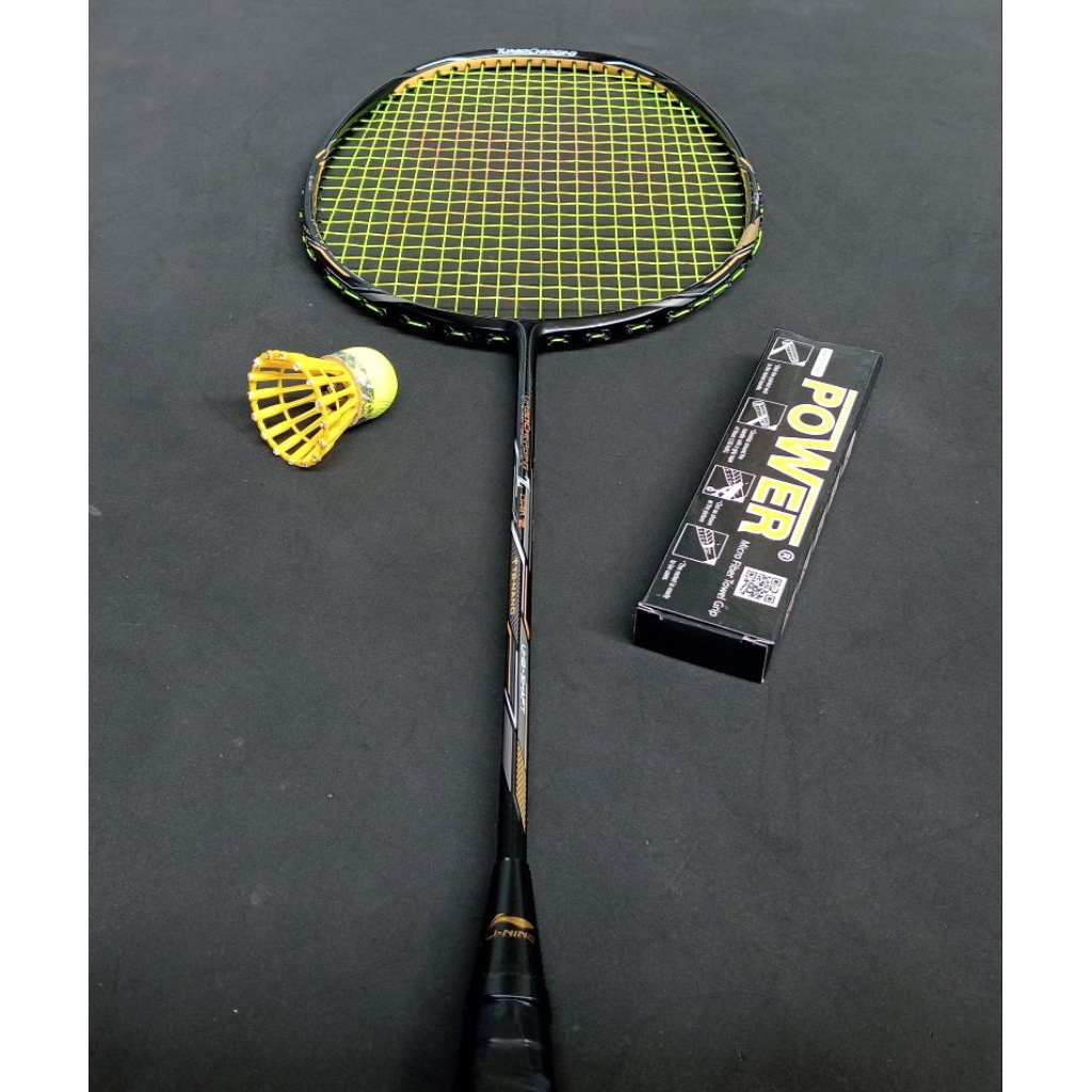 Raket badminton original bekas second lining turbocharging z drive