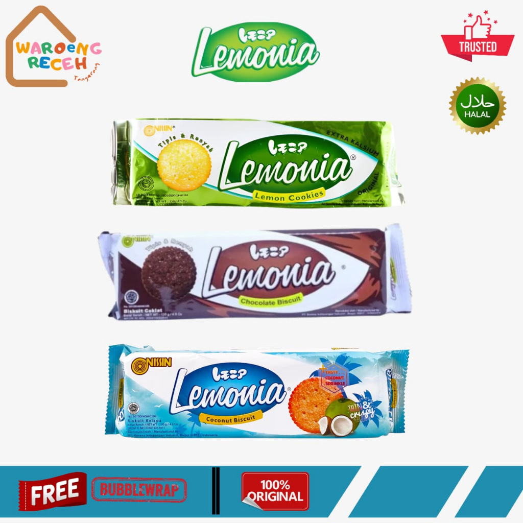 Lemonia Biskuit Lemon Coconut Chocolate Cookies 130 Gr
