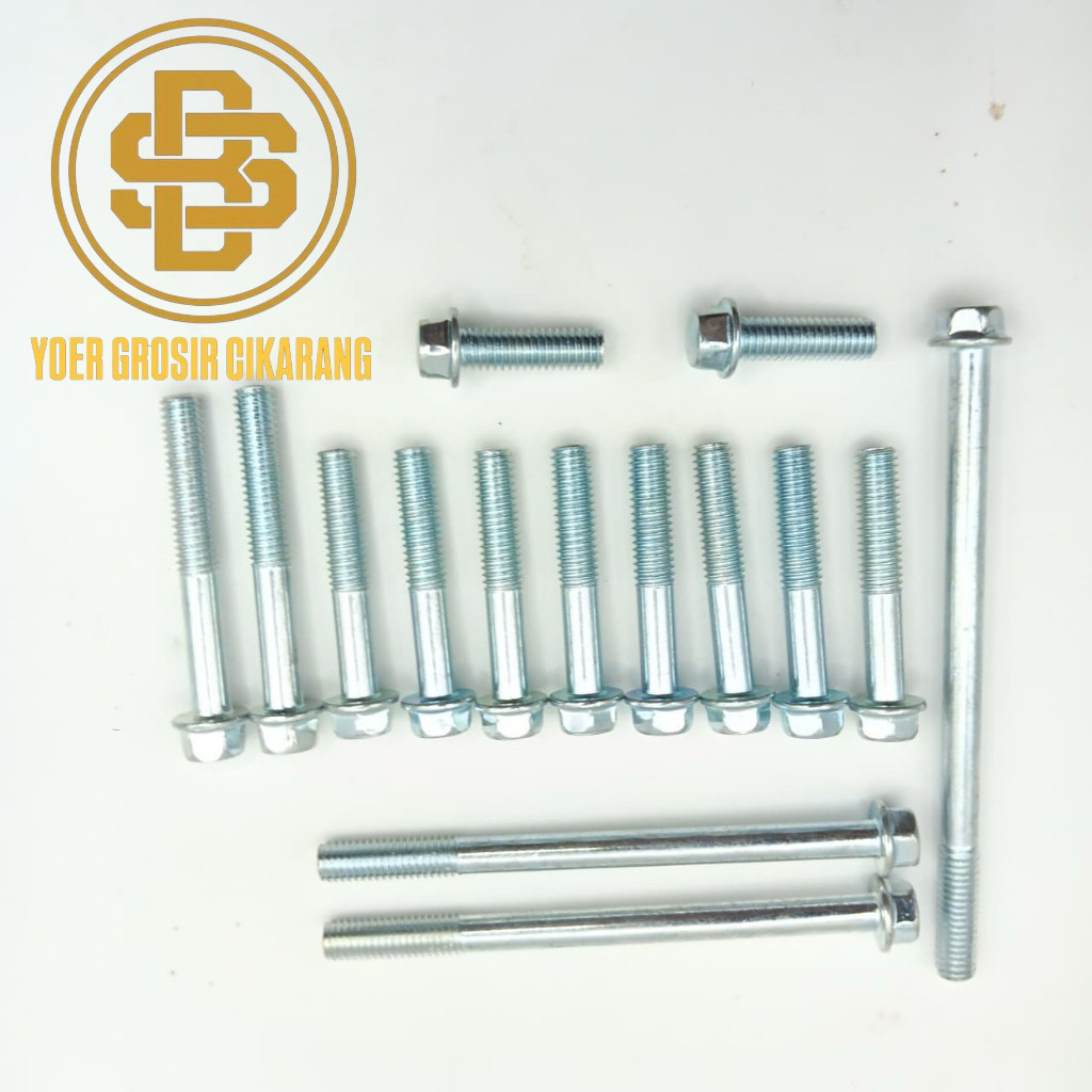 TERLARIS 1 Set Baut CVT Mio J Mio GT Soul GT Fino Injeksi 115 X-Ride Baut Blok CVT Original YAMAHA P