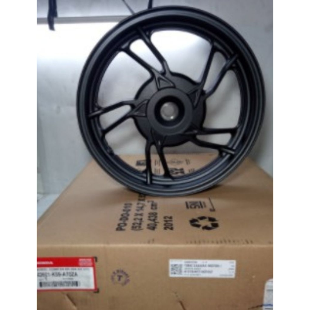 42601-K59-A70ZA HGP 100% VELG RACING BELAKANG VARIO 150 LED 2018 2019 2020 42601K59A70ZA ORIGINAL 42