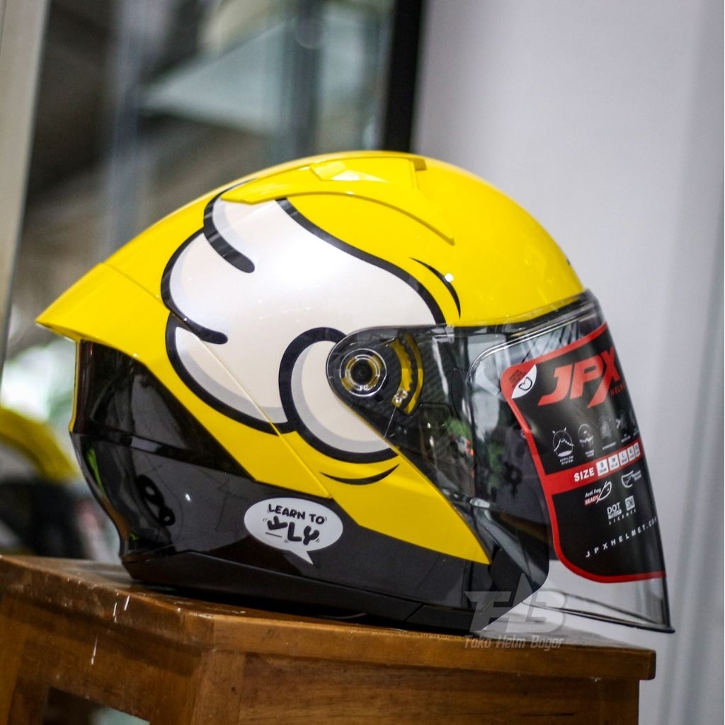 JPX HELM NOVA X N10 YELLOW LEMON GLOSS LEARN TO FLY