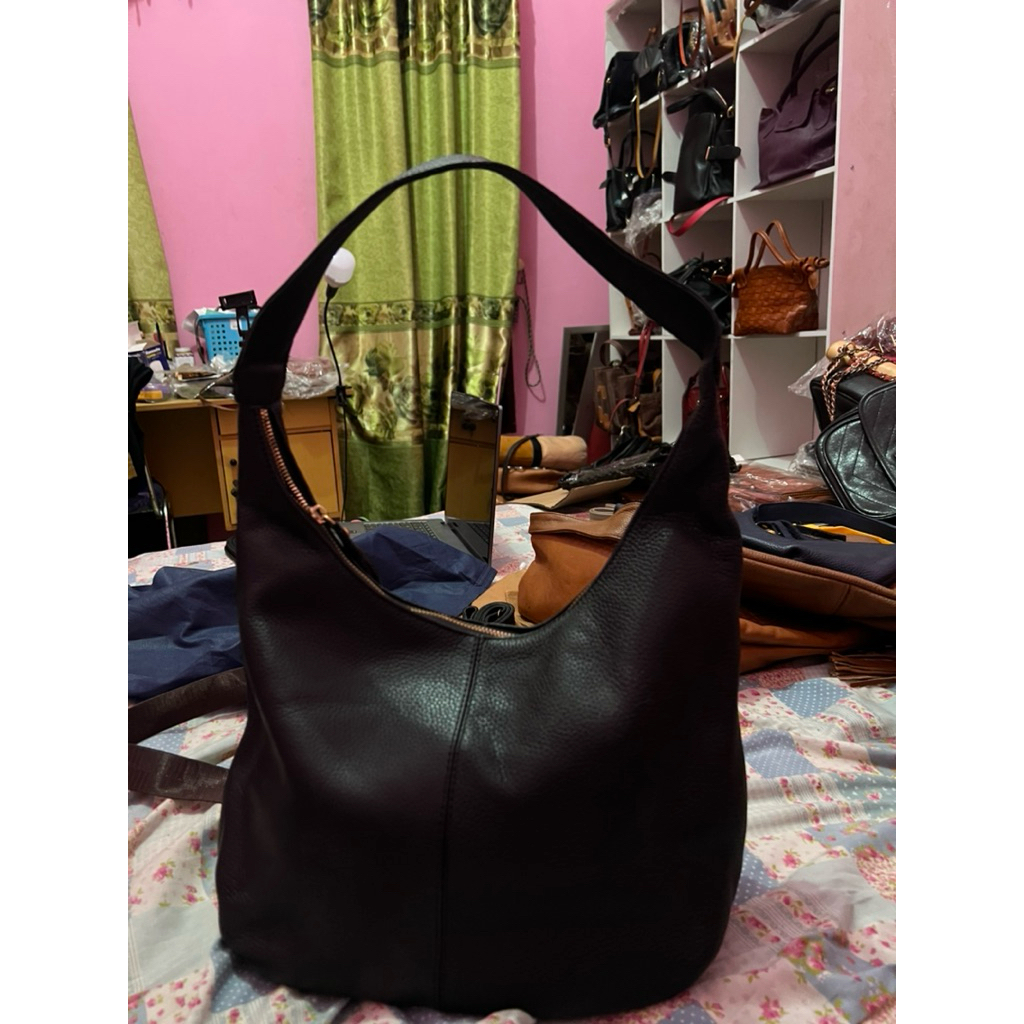 tas hobo kulit asli baru medium