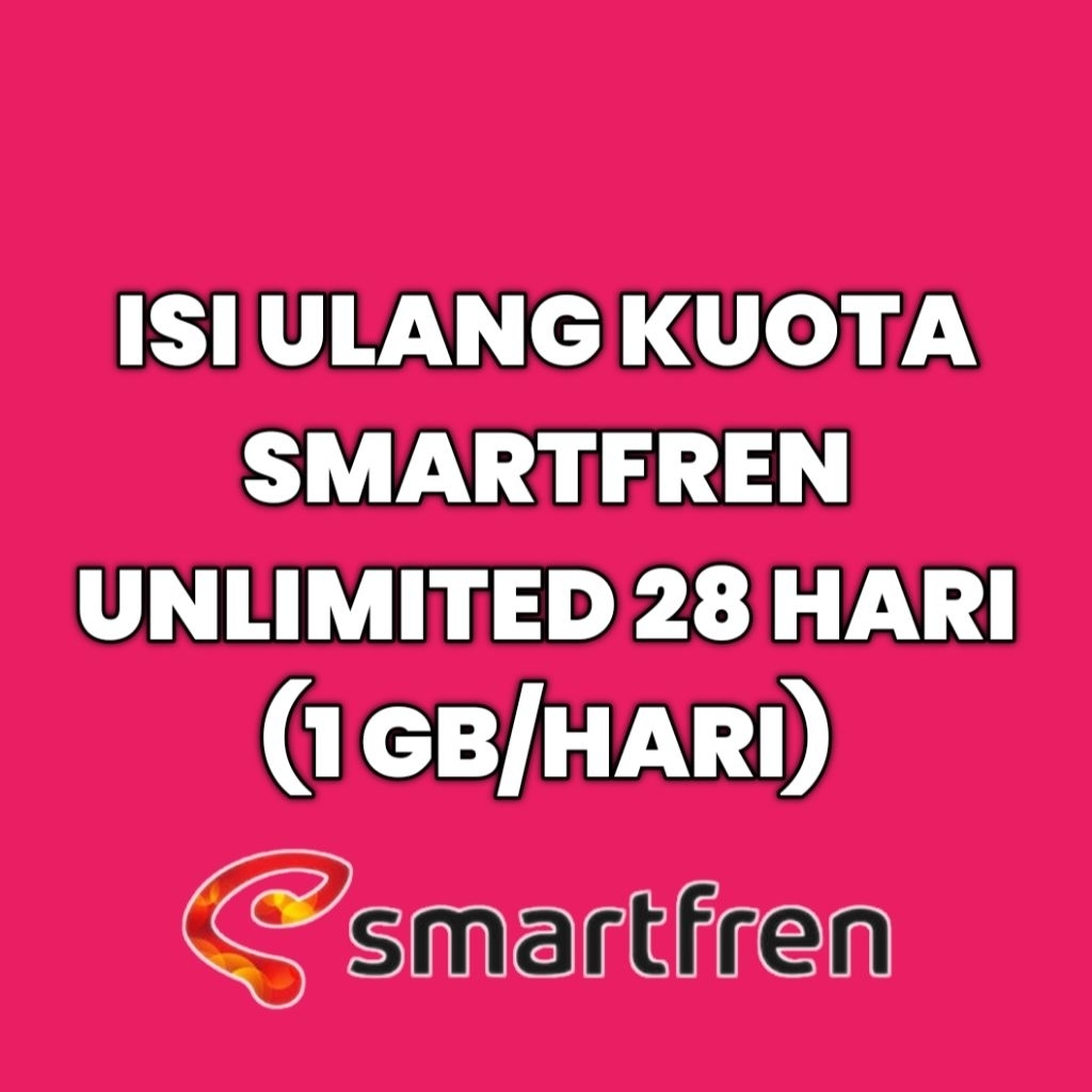 Paket Data Smartfren Unlimited Murah 1GB 28 Hari - Kuota Smartfren Unlimited 1 GB Segala Aplikasi - 