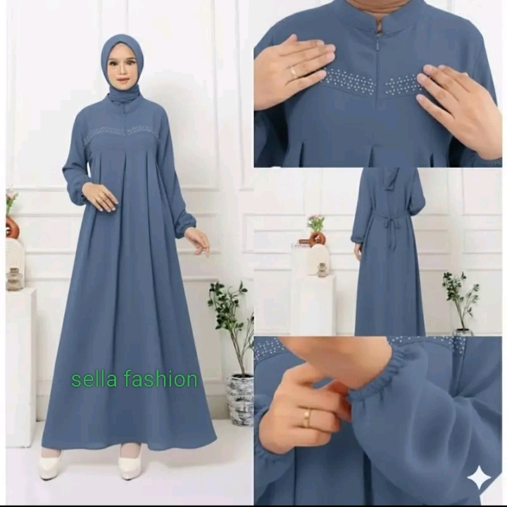 Gamis Payet Crinkle Premium Terbaru