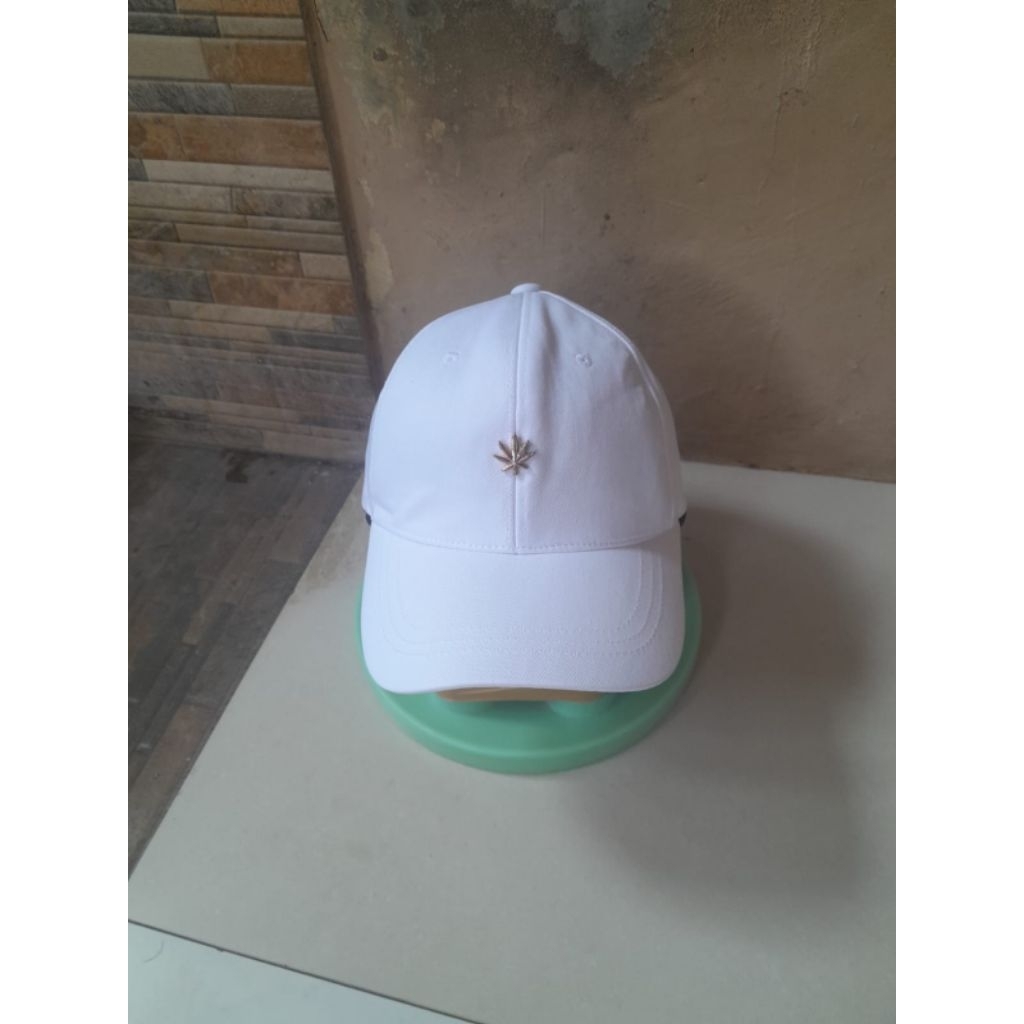 TOPI HATER SNAPBACK LOGO SIMPEL DAUN BESI