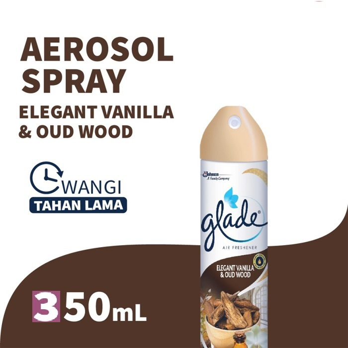 GLADE AEROSOL VANILLA & OUD WOOD 350 ML
