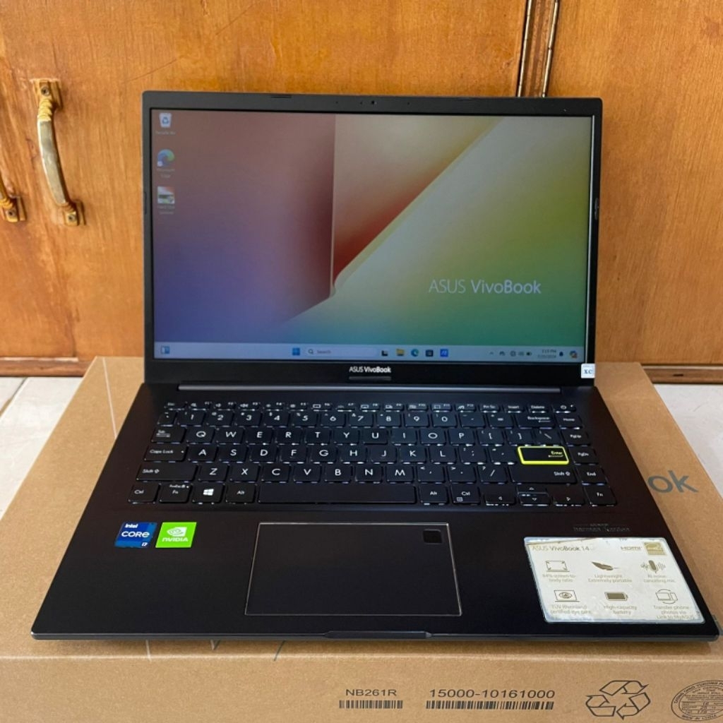 Laptop Asus VivoBook X421EPQY, Core i7 - 1165G7, Gen 11Th, DualVga Nvidia Geforce MX330, Ram 8Gb Ssd