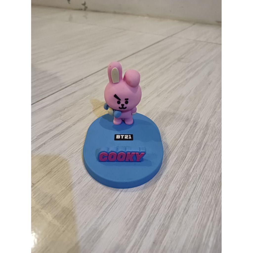 Figure Phone Holder BT21xMiniso Cooky (Bekas)