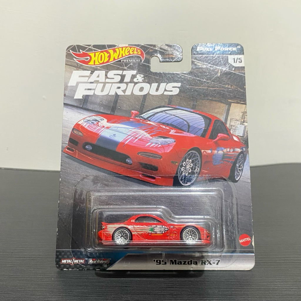 Hotwheels 95 Mazda RX - 7 Fast Furious Full Force Bubble Crack