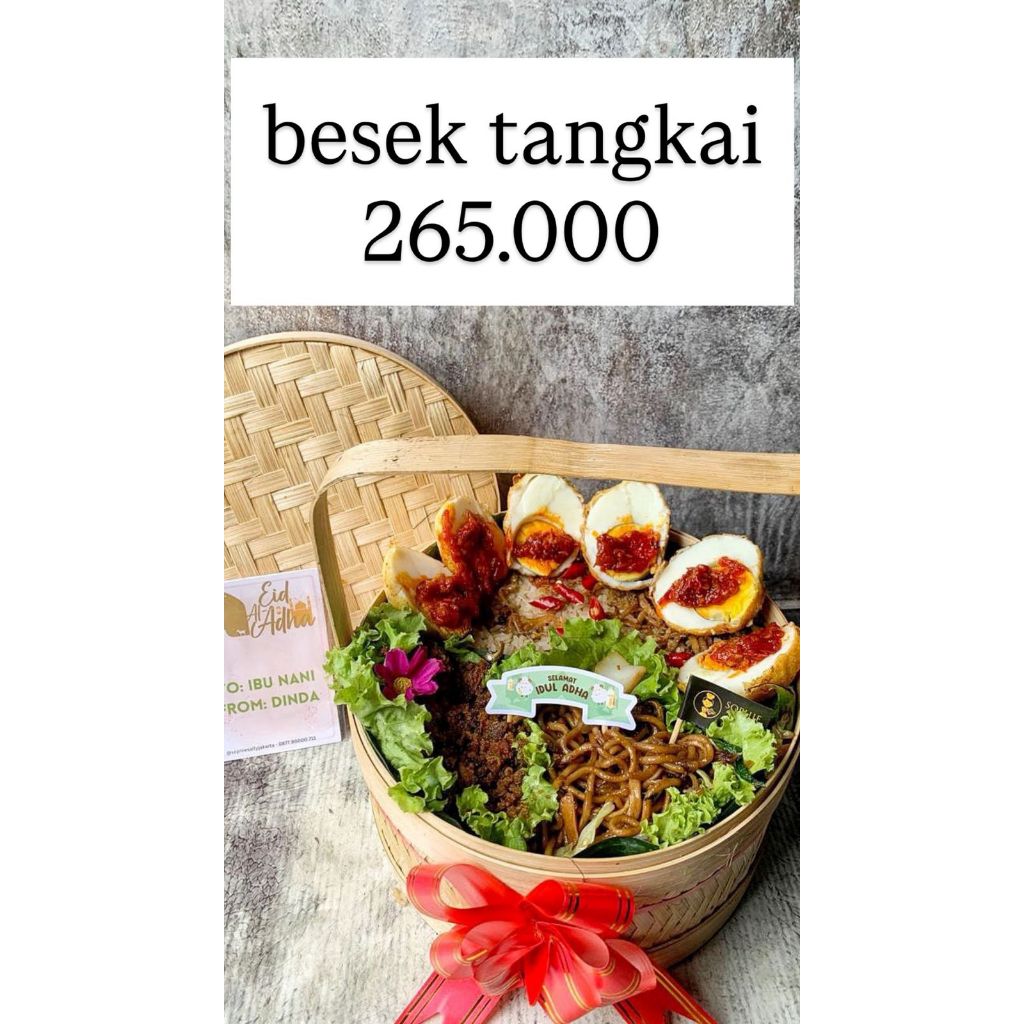 Nasi Besek Tangkai Paket Hampers Idul Adha - READY