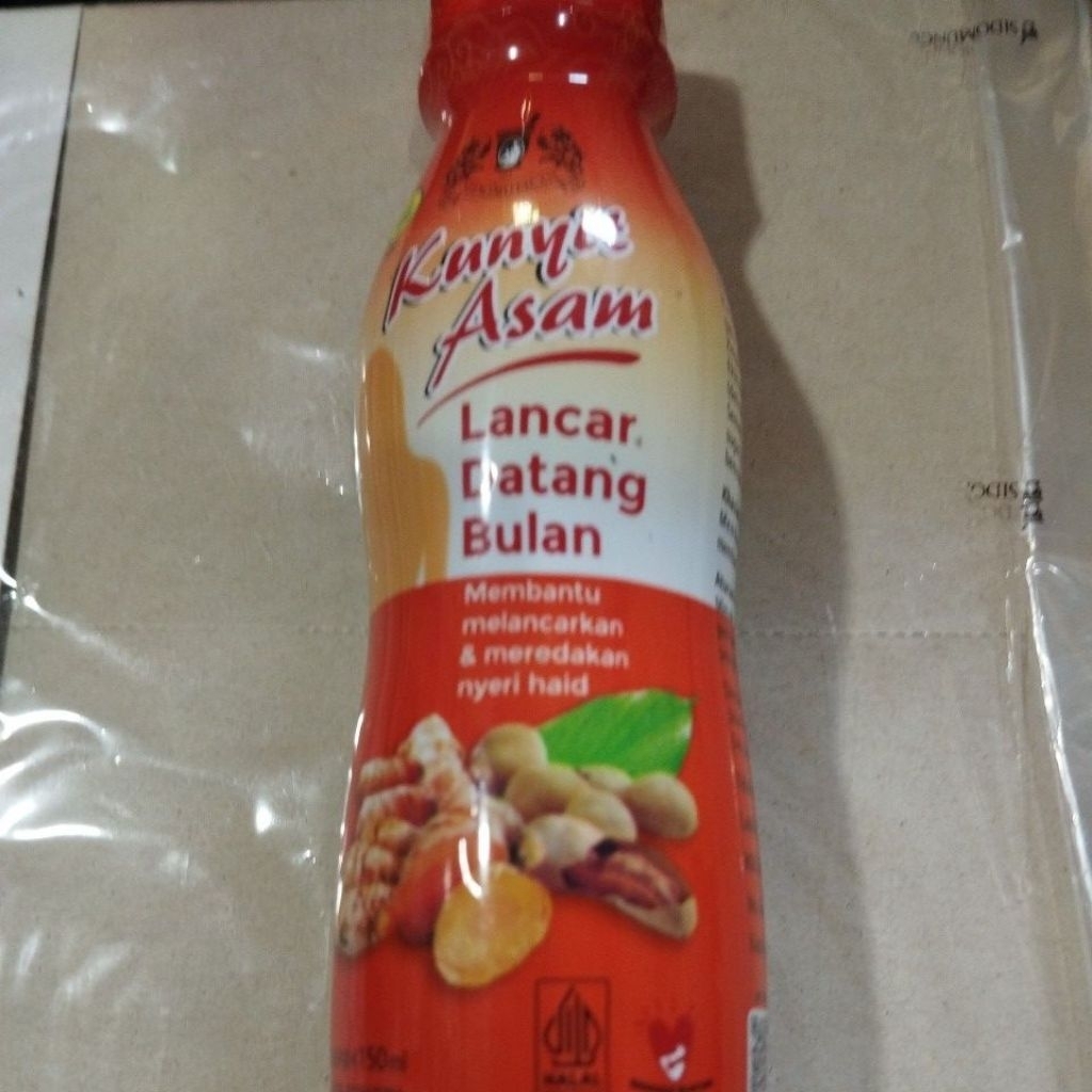 KUNYIT ASAM / BOTOL ,,LANCAR KANDATANG BULAN