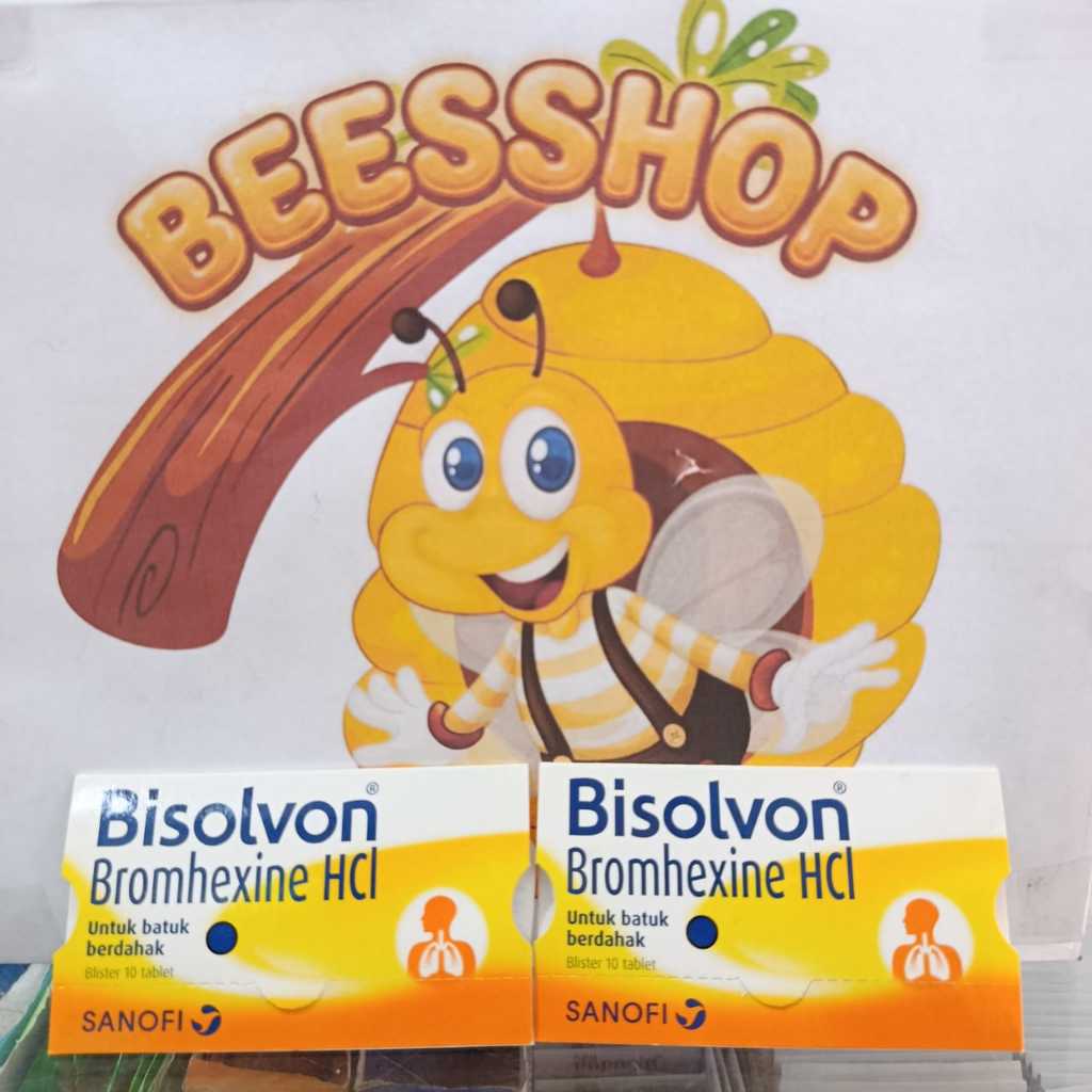 Bisolvon Tablet Obat Untuk Batuk Berdahak | Pengencer Dahak isi 10 Tablet