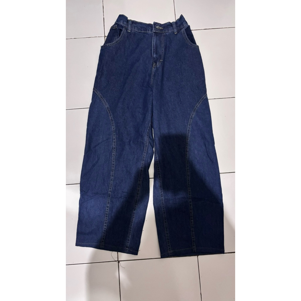 Barrel Pants Jeans Denim Locana Boutique Warna Vintage Denim (PRELOVED/Bekas Pakai)