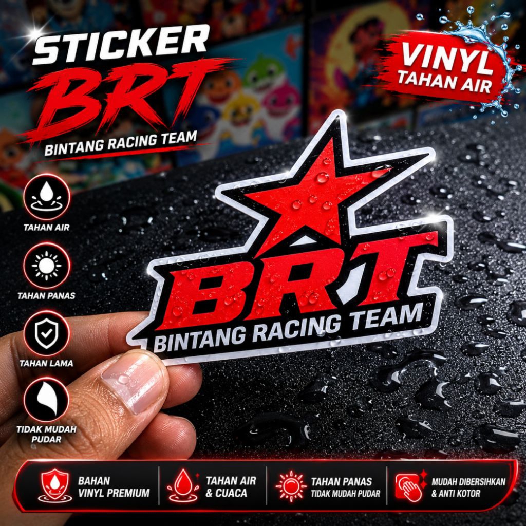 Sticker BRT Bintang Racing Team