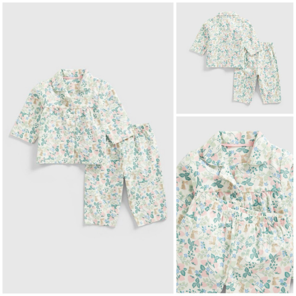 MOTHERCARE SALE, Strawberry Woven Baby Pyjamas