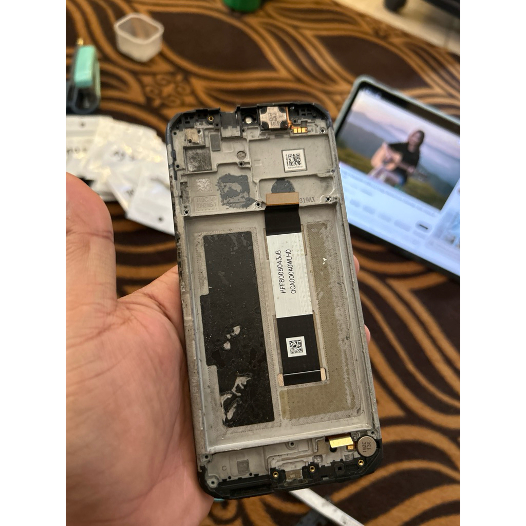 BEZEL / TATAKAN LCD REDMI 9T ORIGINAL COPOTAN