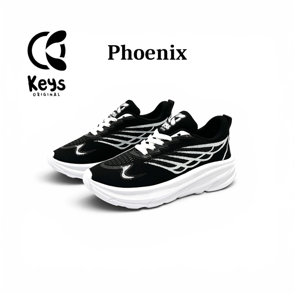 KEYS Phoenix- Sepatu Sekolah Anak Laki Laki Perempuan Sneakers Anak Cowok Cewek 4-9 Tahun