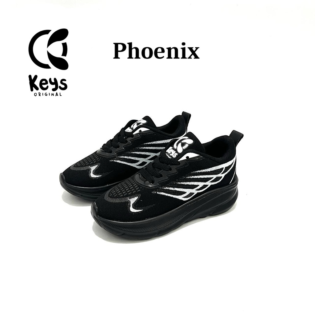 KEYS Phoenix -Sepatu Sneakers Anak Cewek Cowok Size 33-37 Sepatu Sekolah Anak Laki Laki Perempuan SD