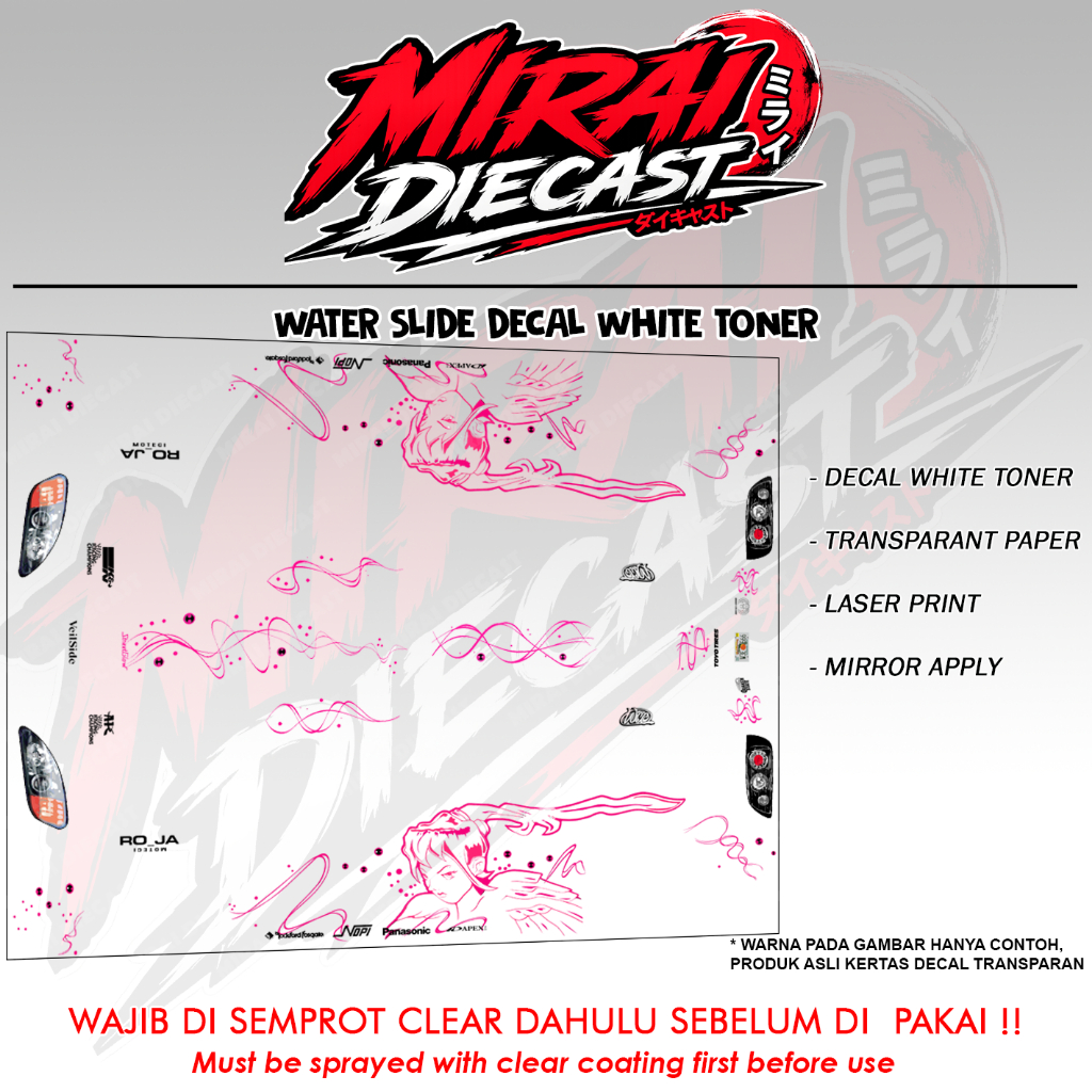 Decal Hot wheels fast furious suki remix graphic Honda s2000