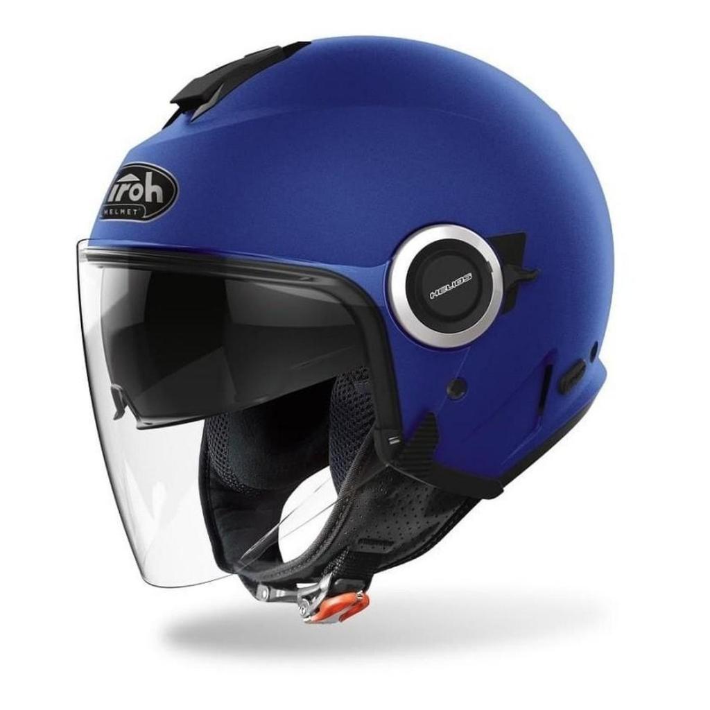 AIROH HELIOS BLUE MATT HALF FACE ORIGINAL HELM AIROH HELIOS