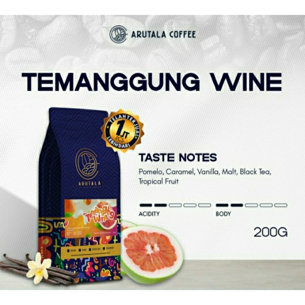 kopi Temanggung wine arutala