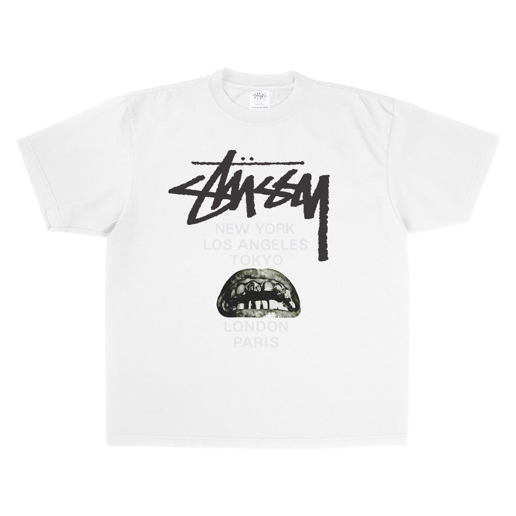 STSSY - rick owens Tshirt Oversize PREMIUM Berkualitas/Kaos Oversize 24s HeavyWeight Cotton