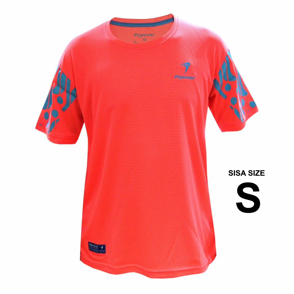 Flypower ODF 3 Baju Badminton / Kaos Bulutangkis Olahraga Original
