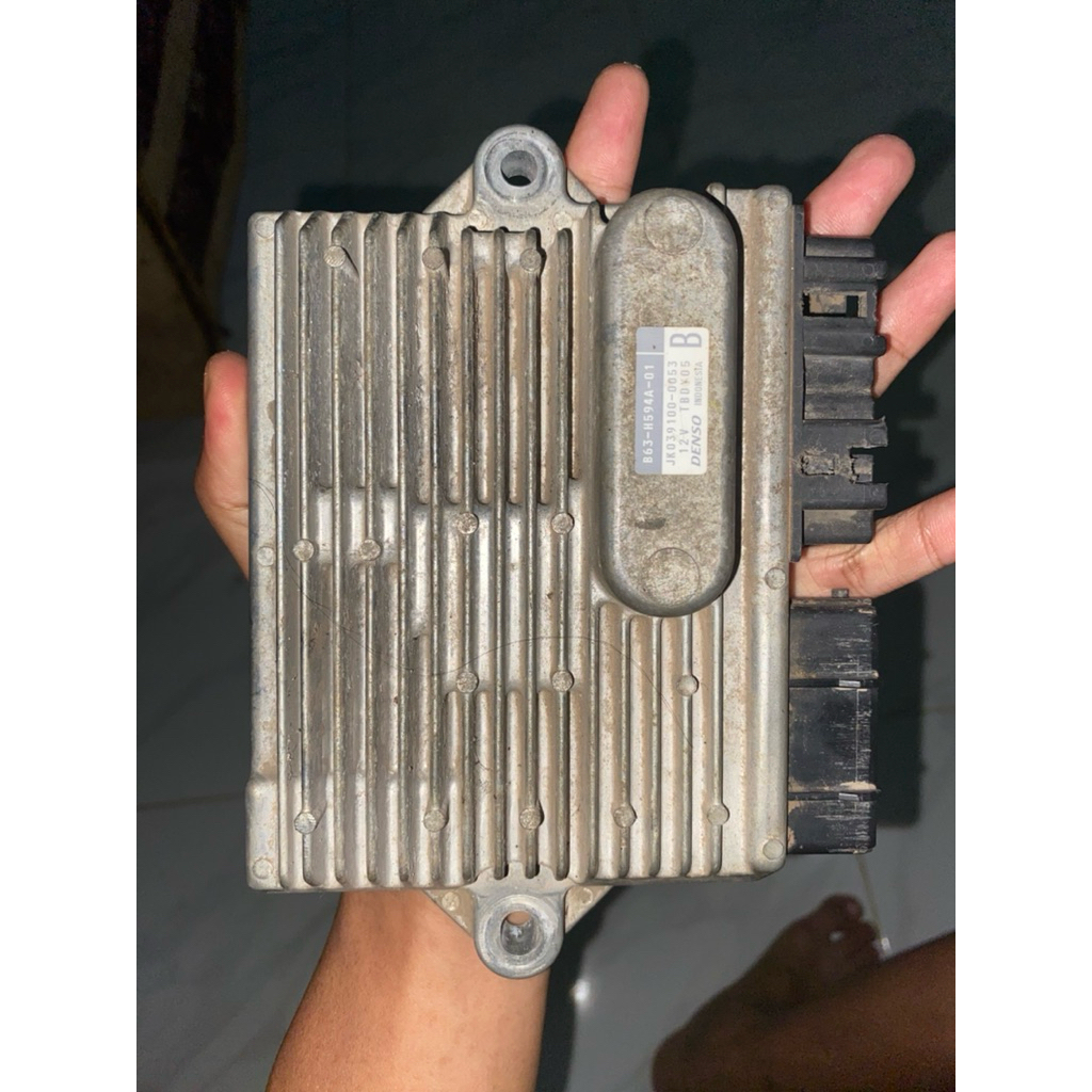 ecu aerox old non abs dan kabel bodynya