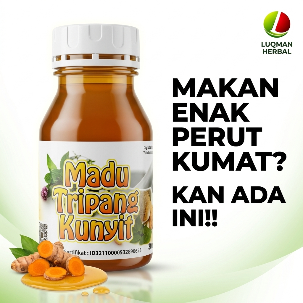 Madu Tripang Kunyit Herbal Maag GERD Asam Lambung – Madu Teripang Kunyit Lambung Kronis Stamina