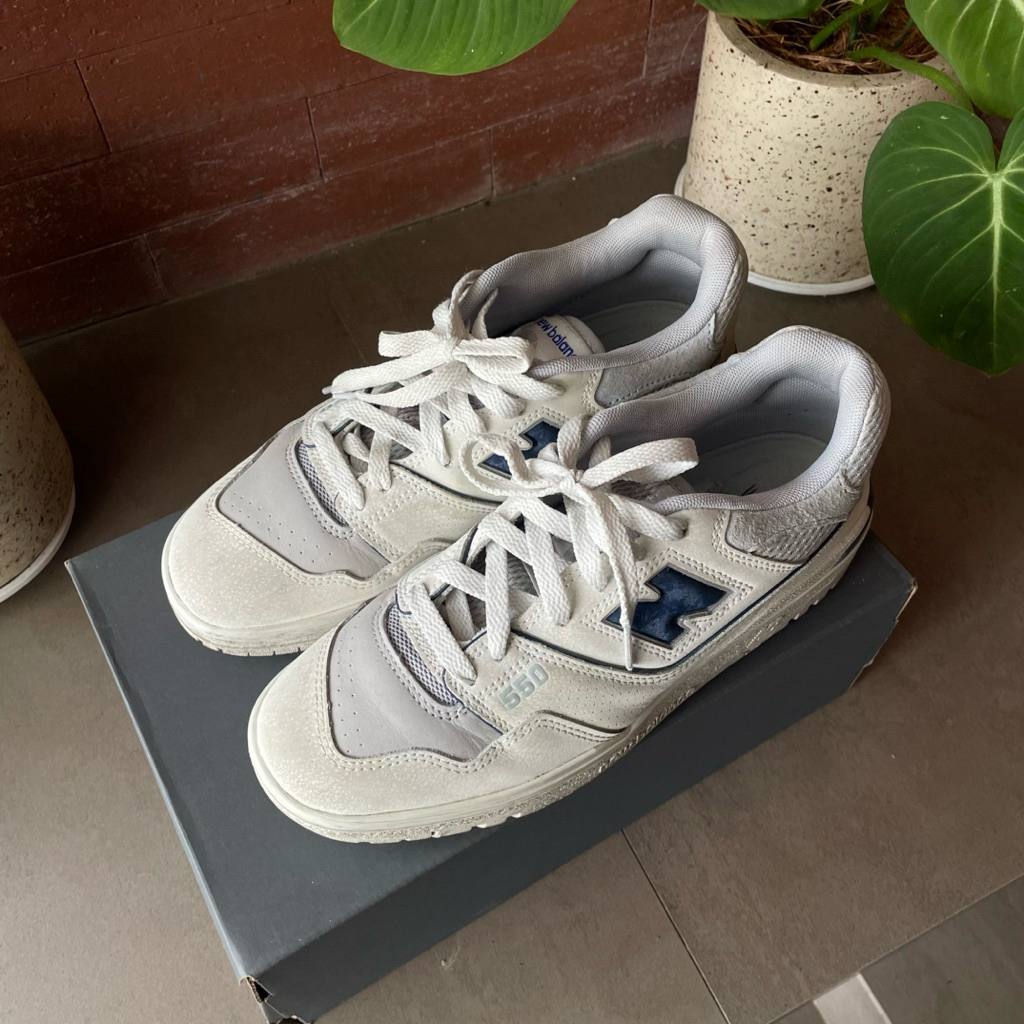 New Balance 550 Distressed Nimbus Cloud Navy